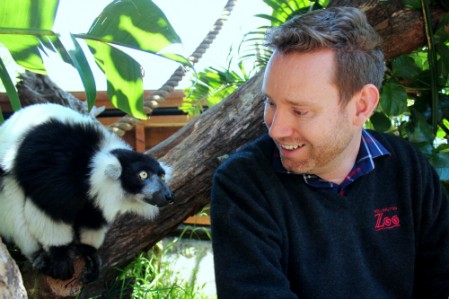 Daniel with Lemur NEWS