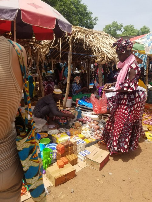 The colourful local markets